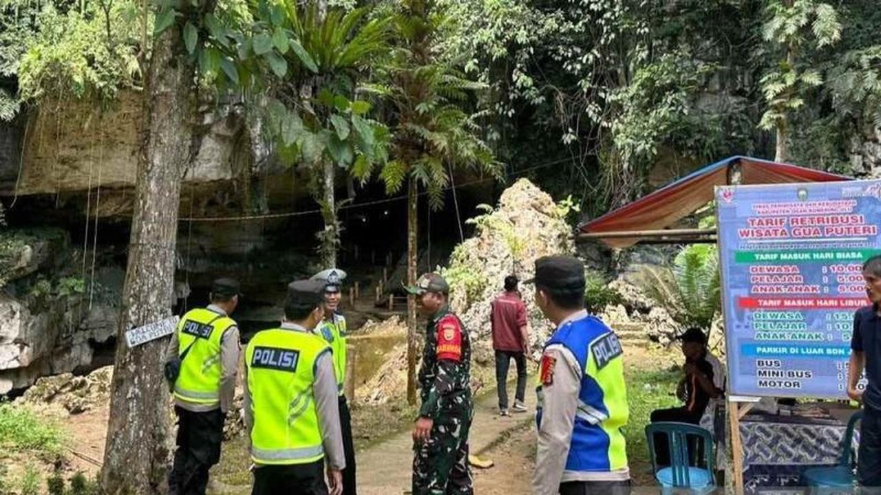 Polres OKU Perketat Pengamanan Goa Putri Antisipasi Lonjakan Pengunjung Libur Lebaran