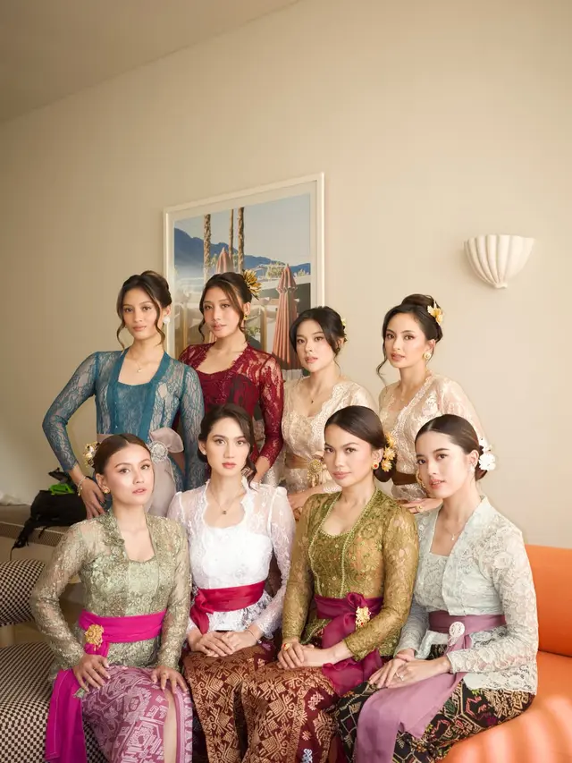 Gaya Valerie Tifanka Jadi Bridesmaid, Tampil Anggun Berkebaya Bali