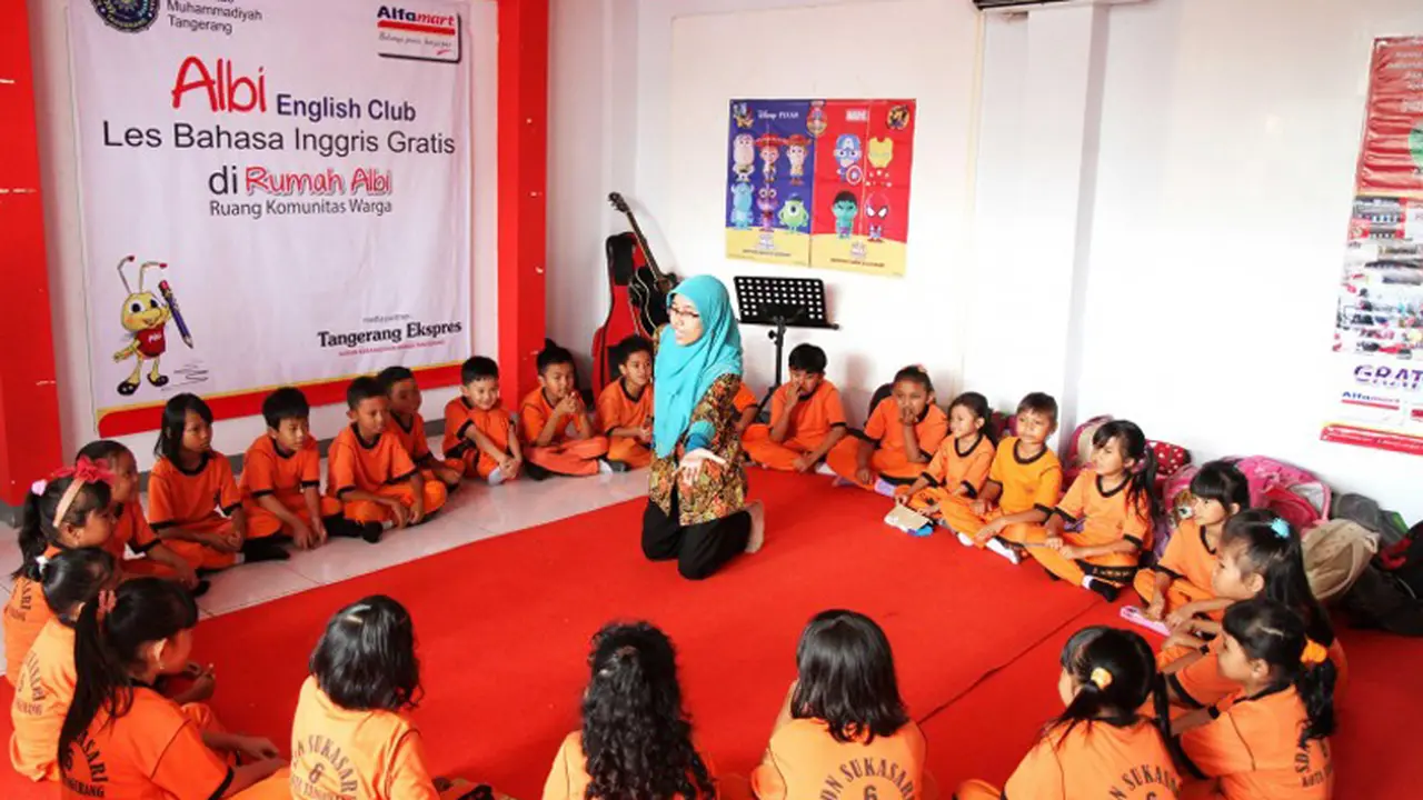 Alfamart Beri Les Gratis Anak-anak yang Tinggal Sekitar Toko