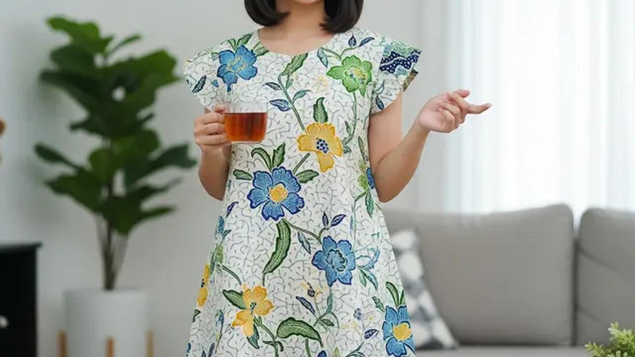 8 Model Daster Batik Terbaru 2025, Tampil Cantik Elegan Meski di Rumah