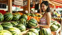 Tips Memilih Semangka yang Bagus dan Manis, Periksa Warna Kulitnya