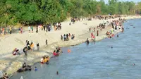 Sungai Rongkong, bekas banjir bandang Lutra jadi lokasi wisata (Fauzan/Liputan6.com) (Fauzan