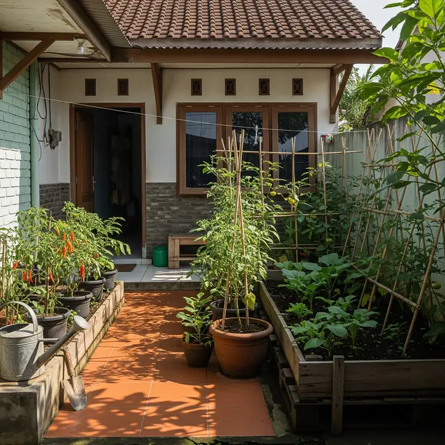 9 Desain Rumah Sederhana dengan Kebun Sayur, Harmoni Hunian Minimalis