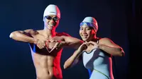 Dua atlet para swimming Indonesia, Jendi Pangabean dan Syuci Indriani optimistis bisa memberi penampilan terbaik saat tampil di ajang Paralimpade Tokyo 2020. (dok. Tim Media National Paralympic Indonesia)