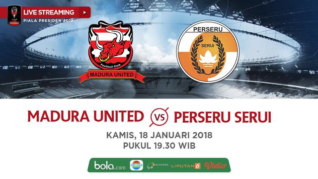 Madura United Vs Perseru Serui