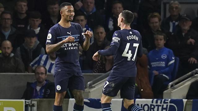 Foto: Menang Telak atas Brighton, Manchester City Gusur Liverpool dari Peringkat Kedua Klasemen Sementara Liga Inggris 2021 / 2022