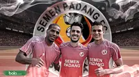 Cassio De Jesus , Fernando Chagas , dan Taffarel Vindilino  (Bola.com/Samsul Hadi)