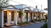 8 Contoh Rumah Sederhana Terbaru dalam Gang untuk Hunian Modern yang Estetik