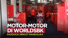 Berita video melihat dari dekat motor-motor yang turun di ajang World Superbike 2022 di Sirkuit Mandalika, Lombok, Sabtu (12/11/2022).