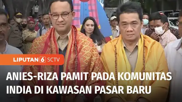 Satu pekan jelang selesai tugas sebagai Gubernur DKI Jakarta, Anies Baswedan berpamitan dengan sejumlah komunitas di Ibu Kota. Acara pamitan itu juga dihadiri oleh Wagub Ahmad Riza Patria.