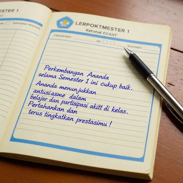 65 Catatan Wali Kelas Semester 1, Efektif dan Memotivasi Siswa