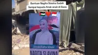 Bantuan Nagita Slavina dengan Foto Terpampang untuk Palestina Sudah Sampai di Gaza