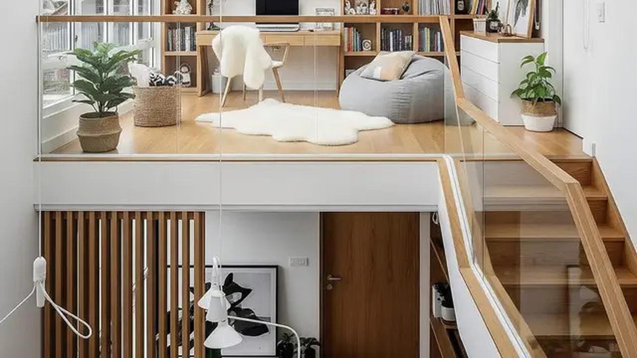 10 Inspirasi Desain Rumah Mezzanine Modern dengan Workspace Cozy di Atas