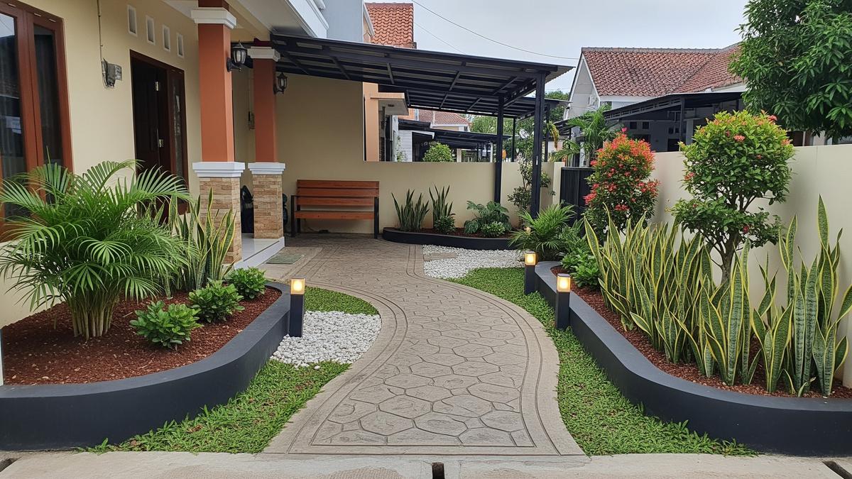 8 Ide Halaman Depan Rumah yang Mudah Dirawat oleh Lansia, Beri Kenyamanan di Keseharian