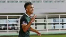 Pemain Persikabo 1973, Gustavo Tocantins, melakukan selebrasi usai mencetak gol ke gawang Persebaya Surabaya dalam laga pekan pertama BRI Liga 1 2022/2023 antara Persikabo 1973 melawan Persebaya Surabaya di Stadion Pakansari, Bogor, Senin (25/7/2022) malam WIB. (Bola.com/M Iqbal Ichsan)