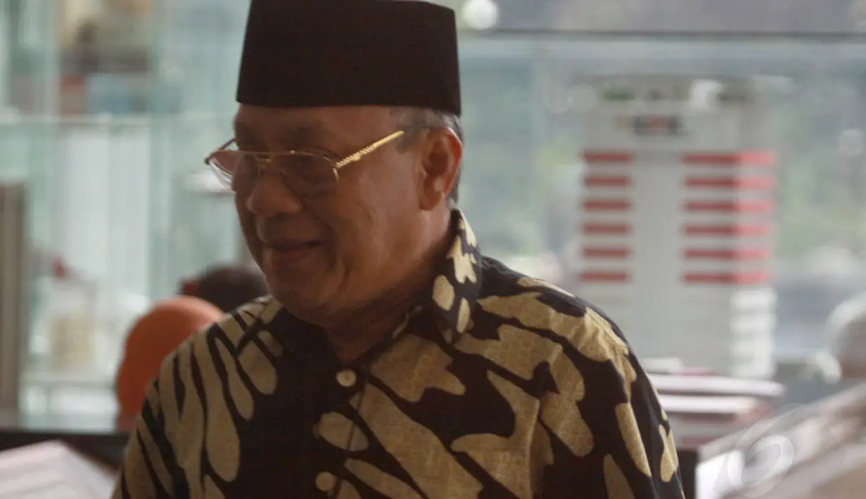 Komisi Pemberantasan Korupsi kembali memanggil politisi Partai Demokrat Mahyudin. Jakarta, Jumat (13/6/14) (Liputan6.com /Johan Tallo ) 