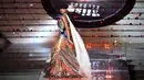 Perempuan 20 tahun itu menjadi Miss Nord-Pas-de-Calais keempat yang terpilih dalam delapan tahun terakhir, setelah Camille Cerf (2015), Iris Mittenaere (2016), dan Maëva Coucke (2018). (ARNAUD FINISTRE / AFP)