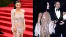 Di Met Gala 2015, gaun Kim Kardashian pun terinspirasi dari Cher. (Getty Images/USWeekly)