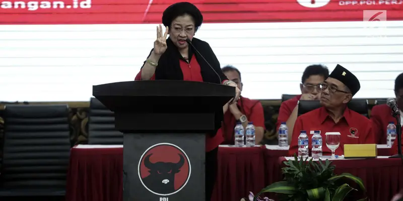 Megawati Soekarnoputri Umumkan 4 Cagub-Cawagub Riau, Sultra, NTT dan Maluku