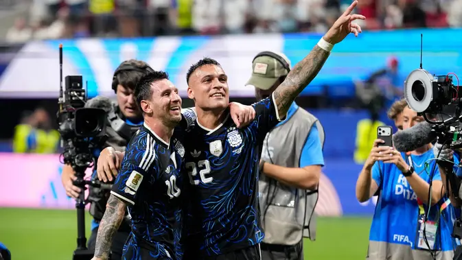 Lautaro Martinez Terus Menambah Gol untuk Timnas Argentina