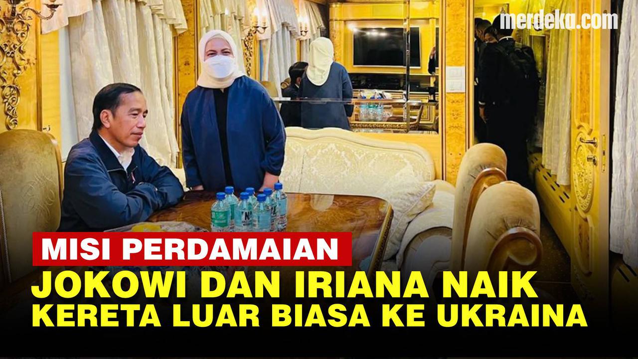 VIDEO: Penampakan Kereta Luar Biasa Angkut Jokowi Bawa Misi Perdamaian ke Ukraina