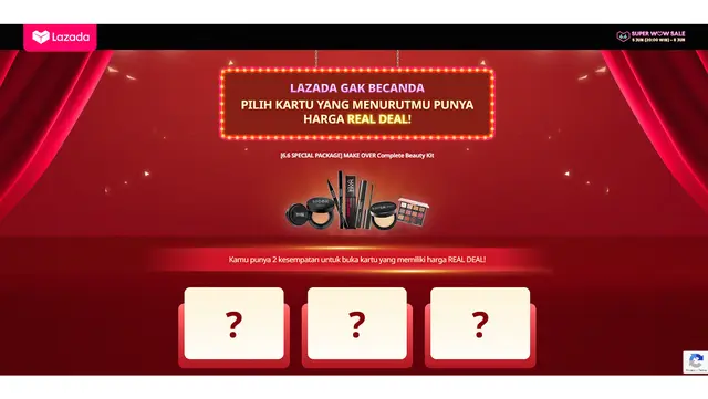 Microsite: lazada-gak-becanda.com