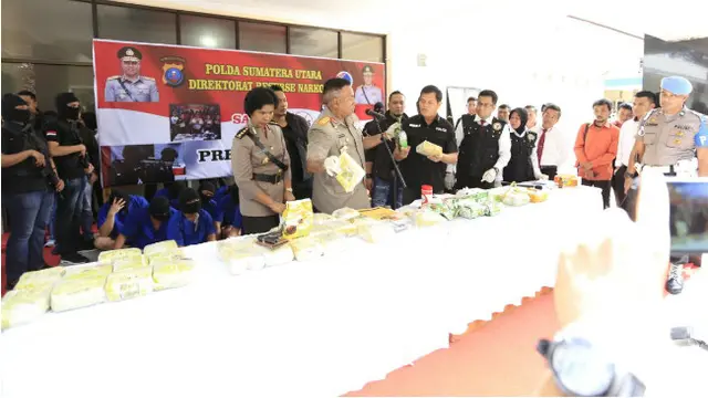 Sindikat Narkoba Jaringan Internasional Terungkap di Medan