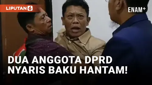 VIDEO: Dua Anggota DPRD Cianjur Hampir Berkelahi Selepas Rapat