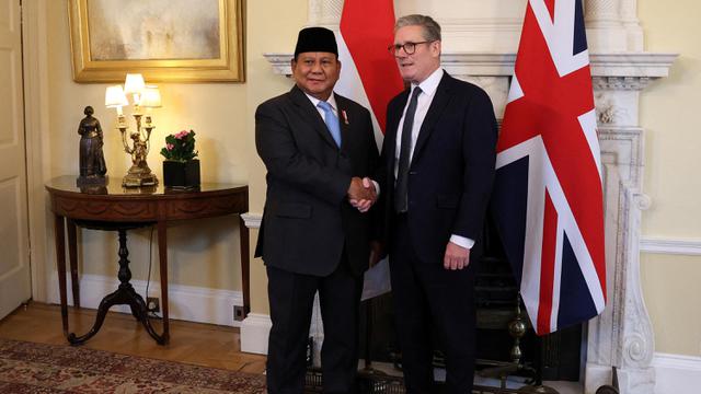 Tandai 75 Tahun Hubungan Bilateral Indonesia-Inggris, Presiden Prabowo Subianto Temui PM Keir Starmer