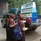 Polsek Rowokele, Kebumen modifikasi mobil patroli untuk perpustakaan keliling. (Foto: Liputan6.com/Polres Kebumen/Galoeh Widura)