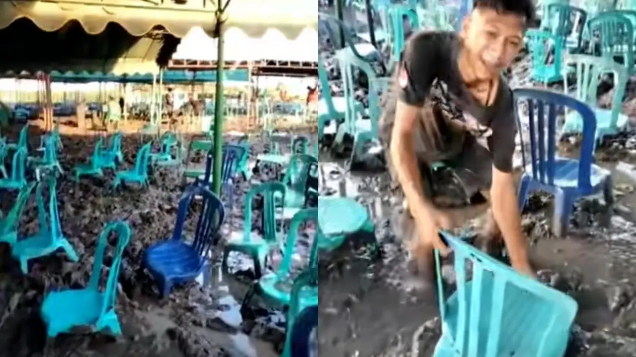 Hajatan di Tengah Sawah