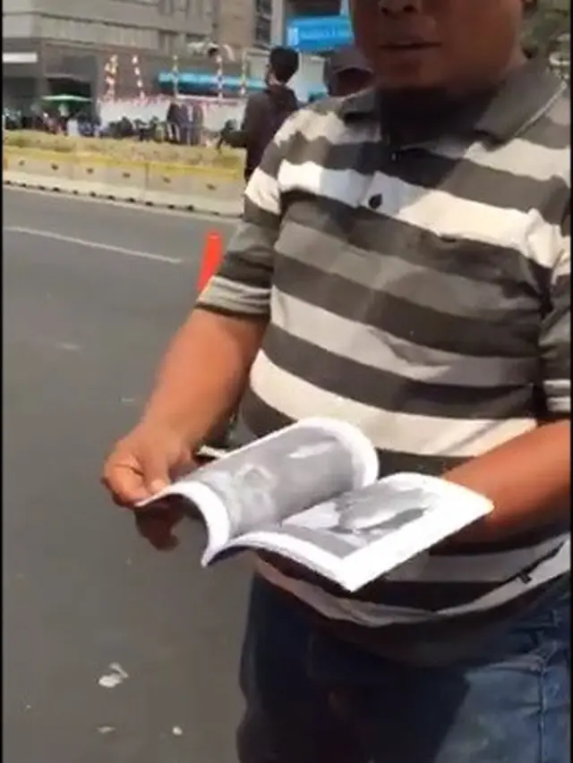 aksi sulap pedagang viral