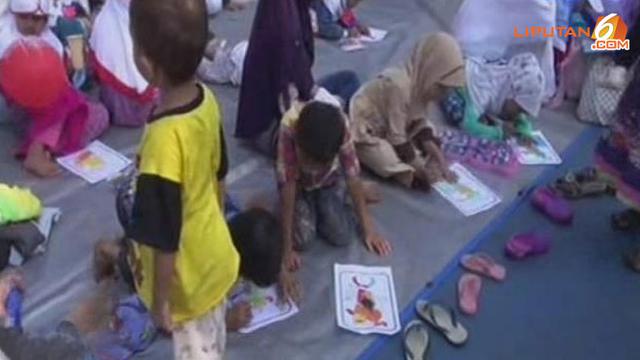 Mewarnai Gambar  Anak  Bermain Lompat Tali  GAMBAR  MEWARNAI HD