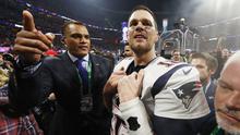 Tom Brady - Bintang american football ini merupakan salah satu atlet terpopuler di Amerika Serikat. Pria berusia 44 tahun itu menghasilkan 37.000 dollar atau setara Rp 529,6 juta per menit pada tahun 2021. (AFP/Jamie Squire)