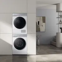 Dengan kapasitas terbesar di kelasnya dan kinerja yang dapat diandalkan, Bespoke AI™ Washer & Dryer membuat aktivitas mencuci pakaian jadi lebih cerdas dan mudah. / Foto doc: Samsung.