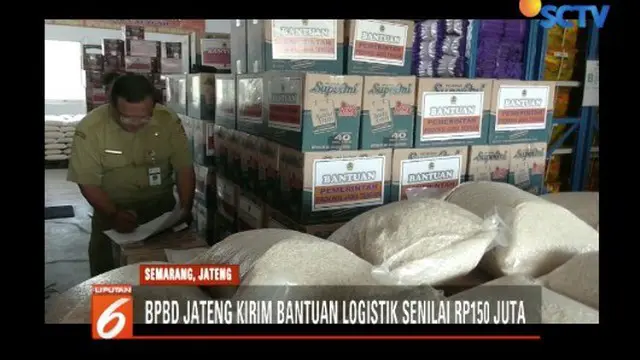 BPBD Jawa Tengah siapkan bantuan logistik berupa makanan, alat rumah tangga, dan perlengkapan sekolah untuk korban gempa di NTB.