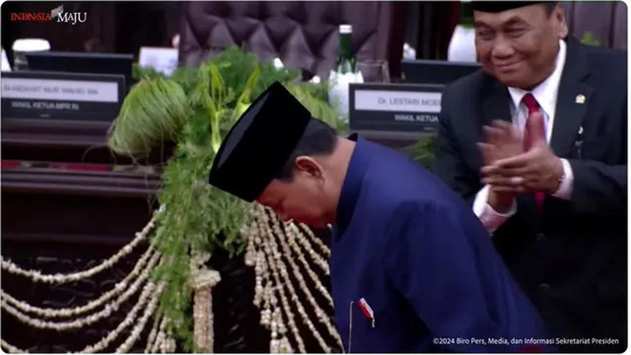 Pidato Perdana sebagai Presiden RI, Prabowo: Kami Akan Utamakan Kepentingan Bangsa