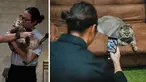 Dikta memangku Jimbon sambil berpose menghadap kamera. Penyanyi yang sering dikabarkan dekat dengan Enzy Storia ini pernah bercita-cita menjadi dokter hewan karena kecintaanya dengan binatang. (Instagram/@dikta)