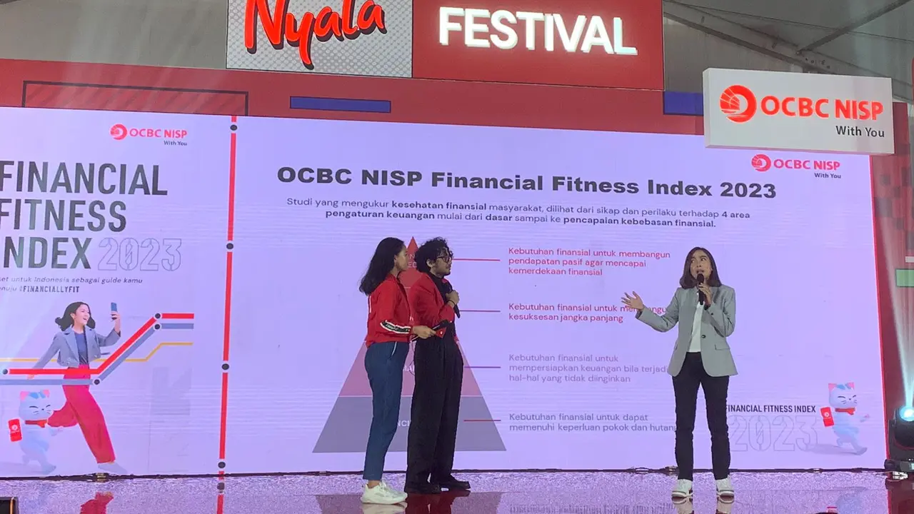 Kunto Aji saat hadir di Nyala Festival di Senayan City Jakarta, 22 Agustus 2023