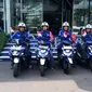 Lima bikers asal Vietnam sambangi Indonesia (Dian/Liputan6.com)