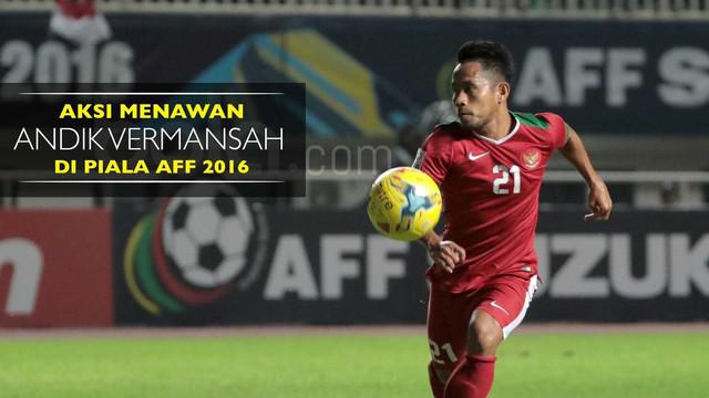 Andik Vermansah merupakan bagian penting Timnas Indonesia yang melaju hingga ke final kini, berikut aksi menawannya