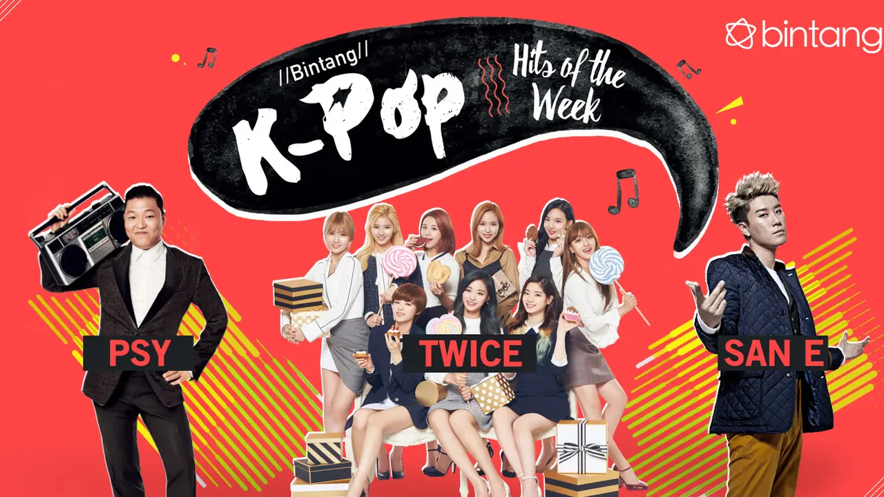 [Bintang] Bintang K-Pop Hits of the Week: San E, TWICE, PSY, Unnies