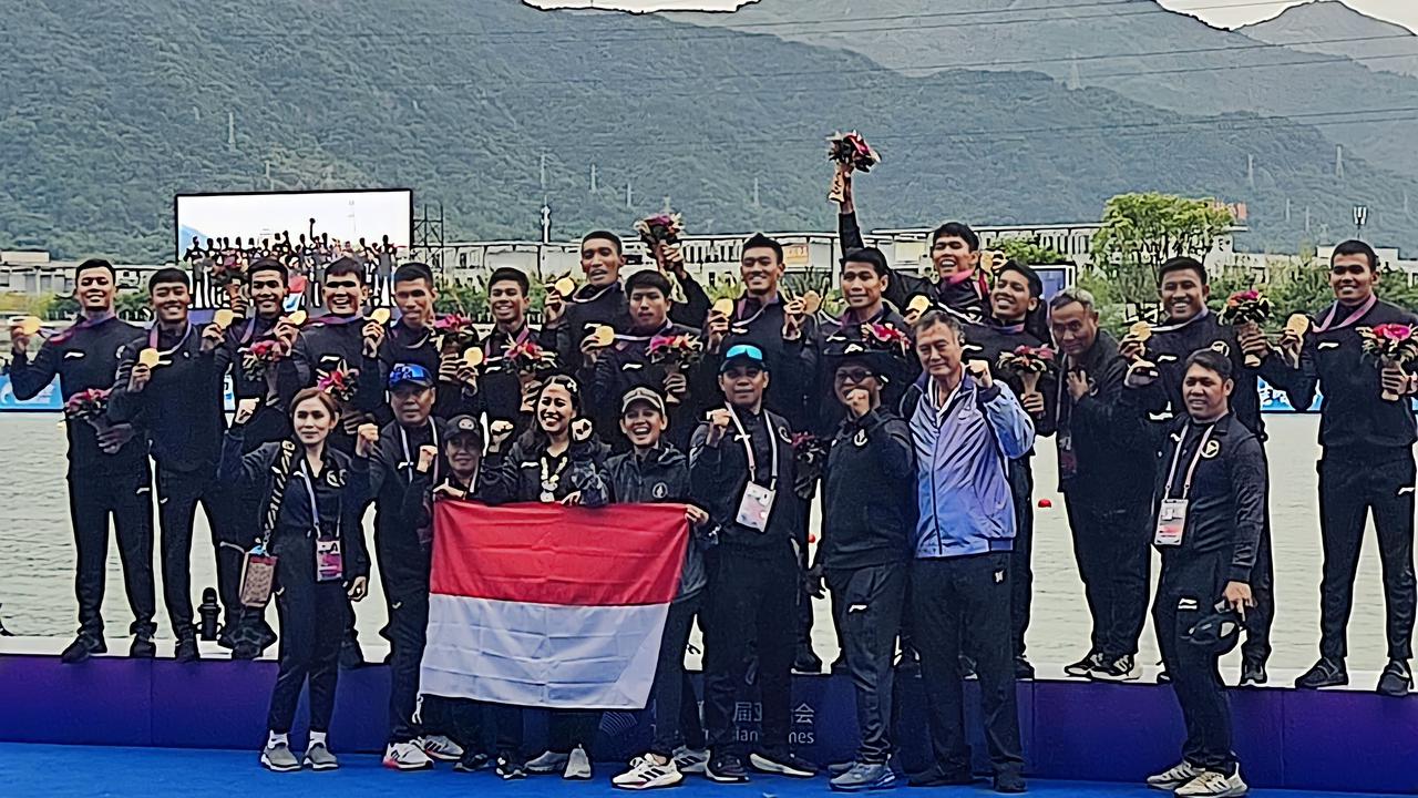 Indonesia Raih Emas Ketujuh di Asian Games 2023 Lewat Dragon Boat