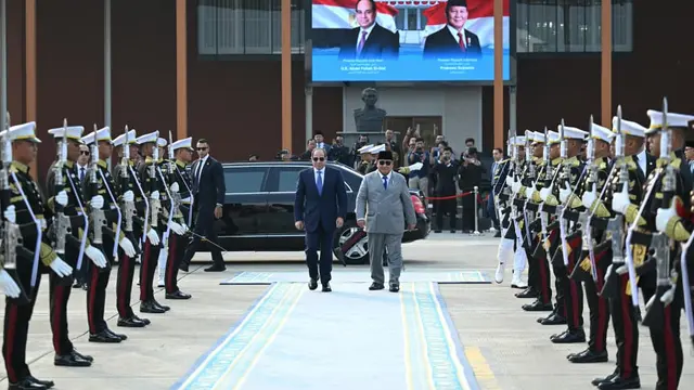 Presiden Prabowo Subianto melepas kepulangan Presiden Republik Arab Mesir Abdel Fattah El-Sisi.