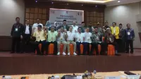 KPU Sumsel menetapkan empat paslon maju di Pilkada Sumsel 2018-2023 (Liputan6.com / Nefri Inge)