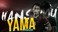 Pemain Persebaya dan Timnas Indonesia, Hansamu Yama.. (Bola.com/Dody Iryawan)