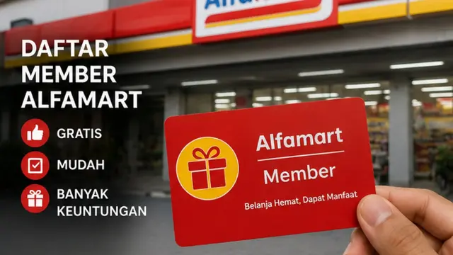 Cara Daftar Member Alfamart