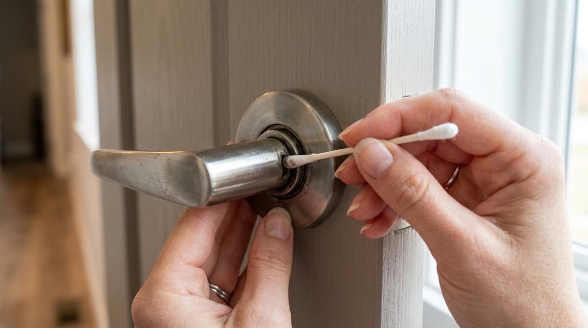 Cara Membersihkan Bagian Dalam Pegangan Pintu yang Sulit Dijangkau/AI Generated