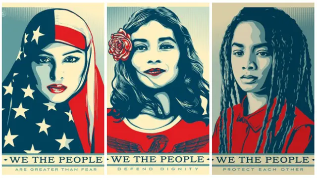  Pelukis Poster Ikonik Obama Kirim Pesan Protes Kepada Trump