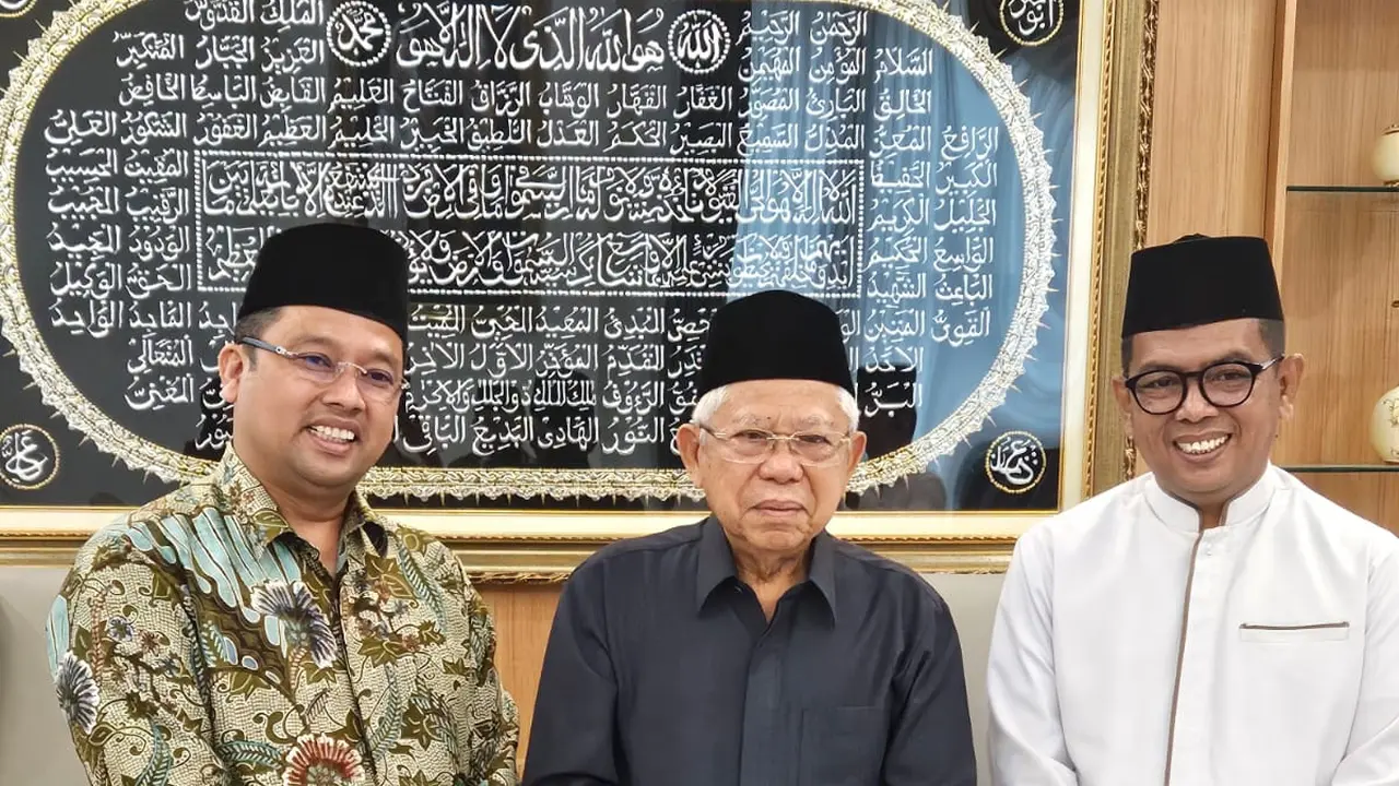 Andra Soni bersama Mantan Wapres RI K.H. Ma'ruf Amin